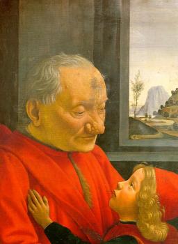 Domenico Ghirlandaio : An Old Man and His Grandson